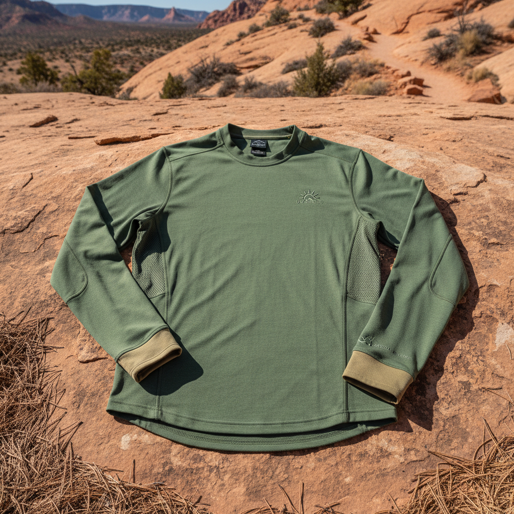 UV Shield Long Sleeve Shirt for hiking and outdoor activities
